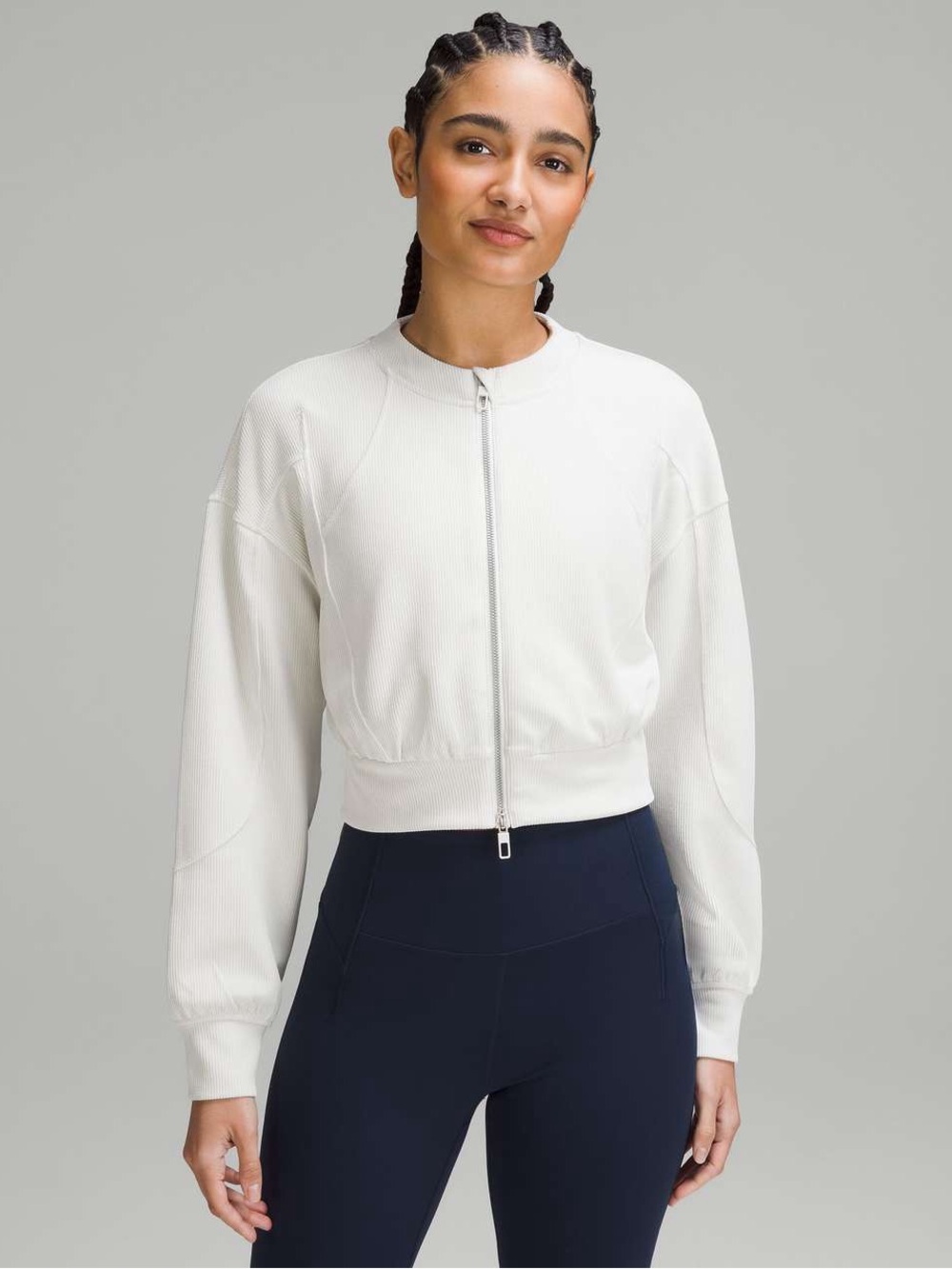 Lululemon Ribbed Softstreme Cropped Jacket